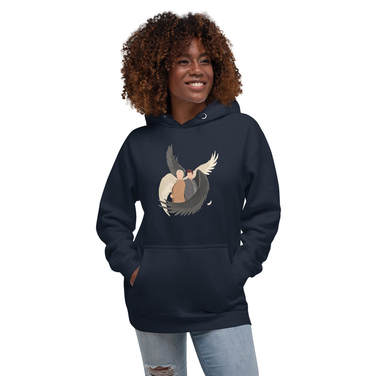 Good Omens Duo Unisex Premium Hoodie - Fandom-Made