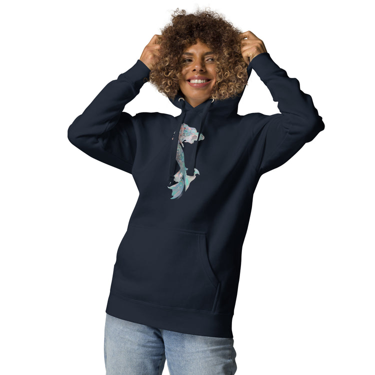 Watercolor Mermaid Unisex Premium Hoodie - Fandom-Made