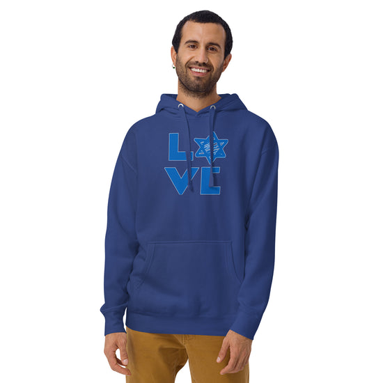 Love Star of David Premium Hoodie - Fandom-Made