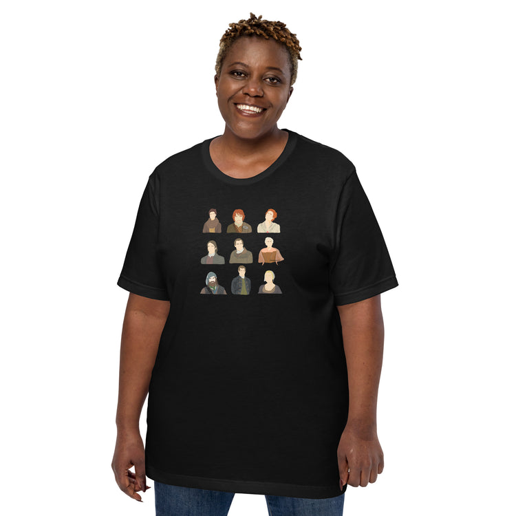 Outlander Characters Unisex T-Shirt - Fandom-Made