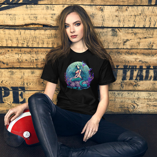 Mermaid Sitting Unisex T-Shirt - Fandom-Made