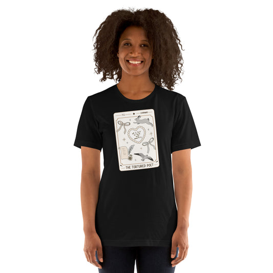 Tortured Poet Tarot Card Unisex T-Shirt - Fandom-Made