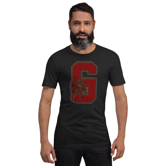 Gryffindor G Embroidery Design Unisex T-Shirt - Fandom-Made