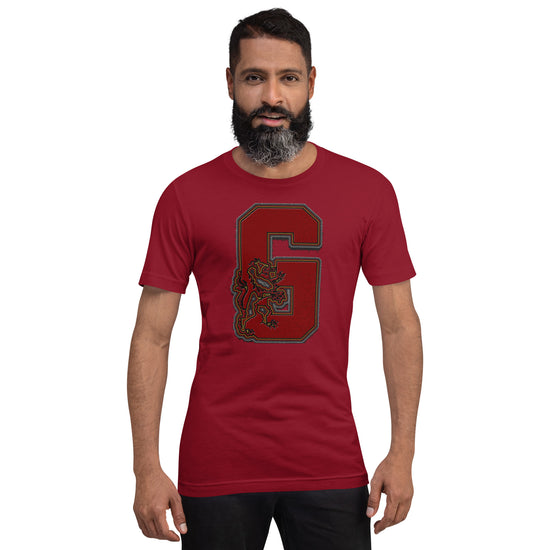 Gryffindor G Embroidery Design Unisex T-Shirt - Fandom-Made