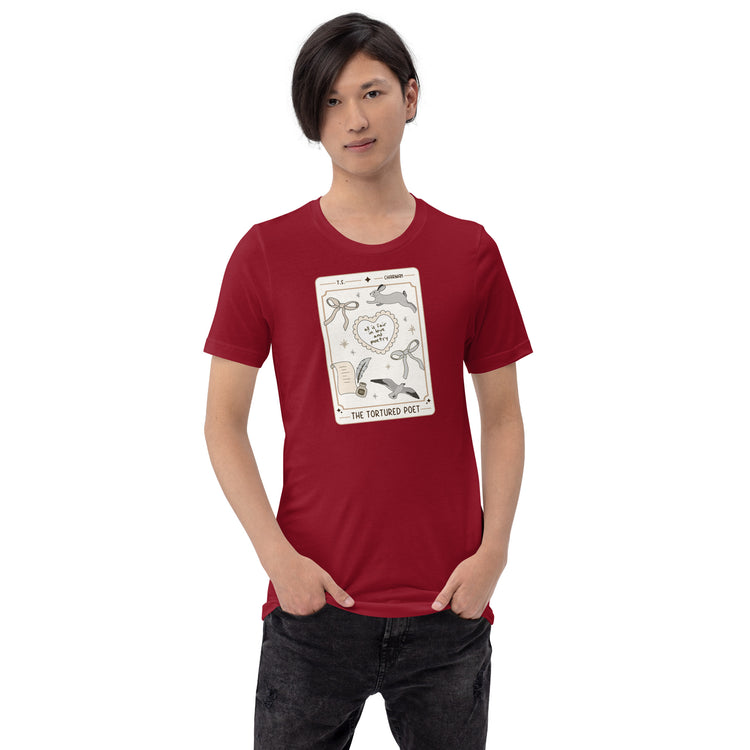 Tortured Poet Tarot Card Unisex T-Shirt - Fandom-Made