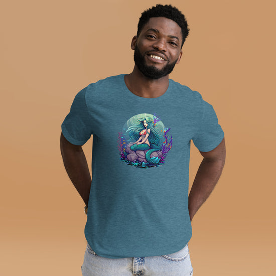 Mermaid Sitting Unisex T-Shirt - Fandom-Made