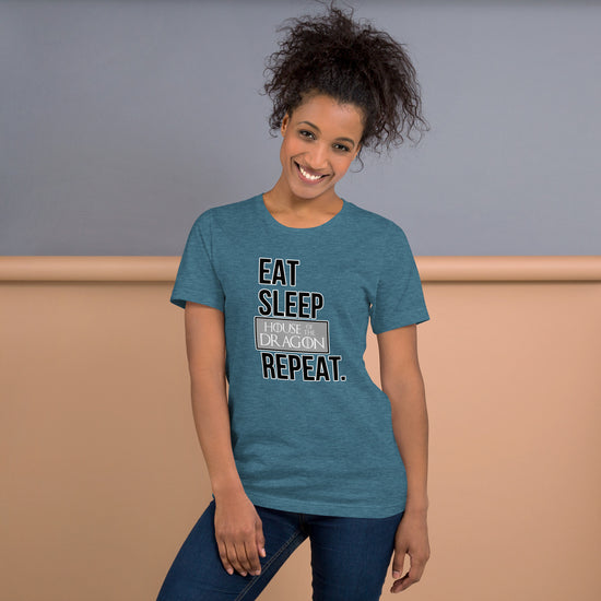 Eat Sleep House of The Dragon Unisex T-Shirt - Fandom-Made
