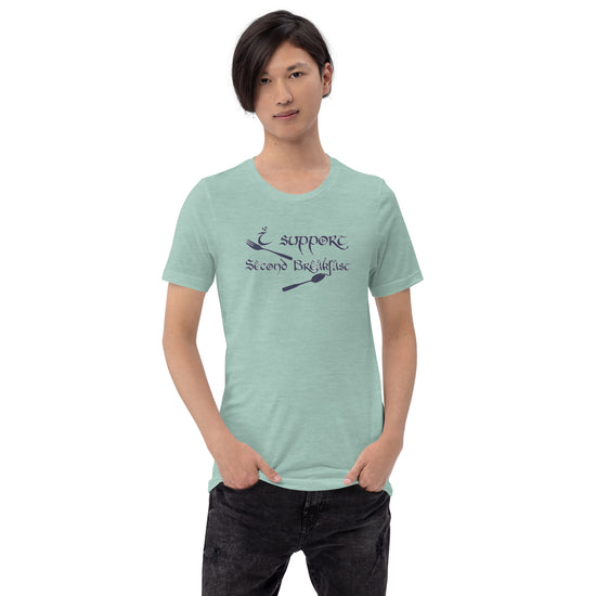 Support Second Breakfast Unisex T-Shirt - Fandom-Made