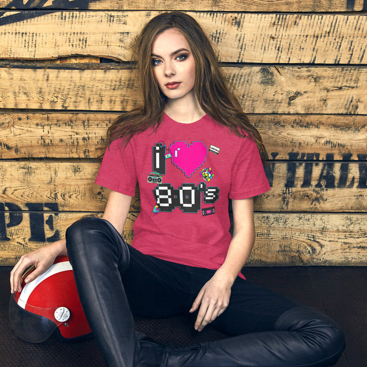 I Love The 80s Unisex T-Shirt - Fandom-Made