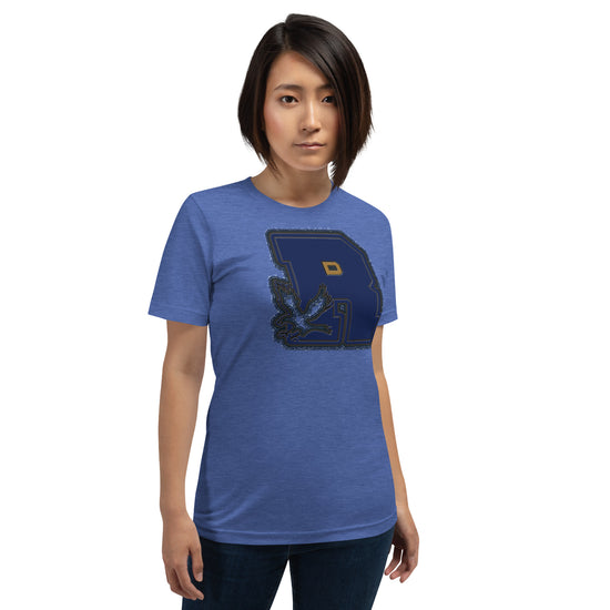 Ravenclaw R Embroidery Design Unisex T-Shirt - Fandom-Made