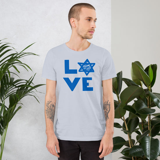 Love Star of David Unisex T-Shirt - Fandom-Made