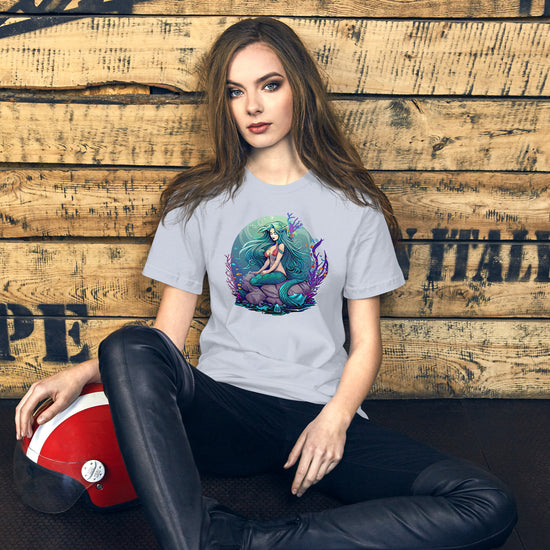 Mermaid Sitting Unisex T-Shirt - Fandom-Made