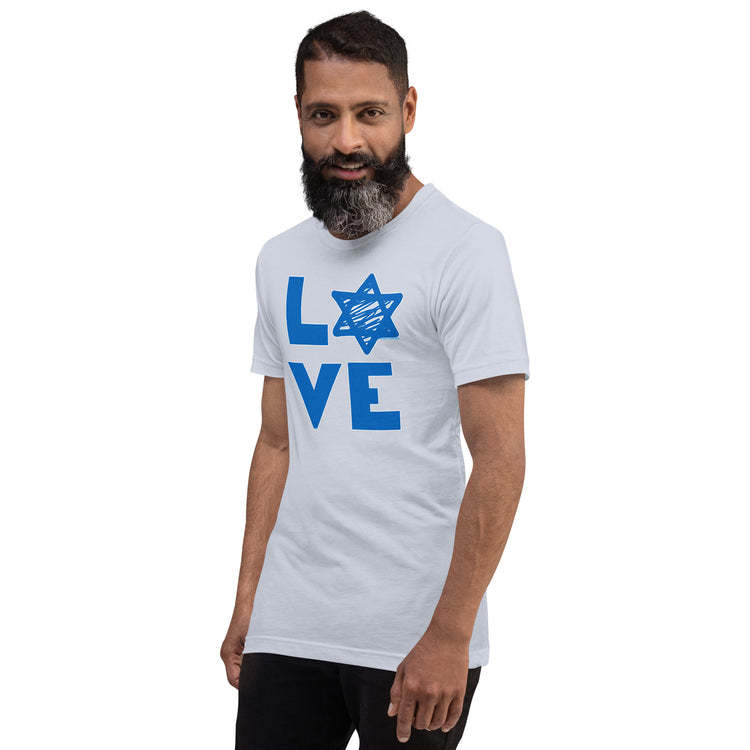 Love Star of David Unisex T-Shirt - Fandom-Made