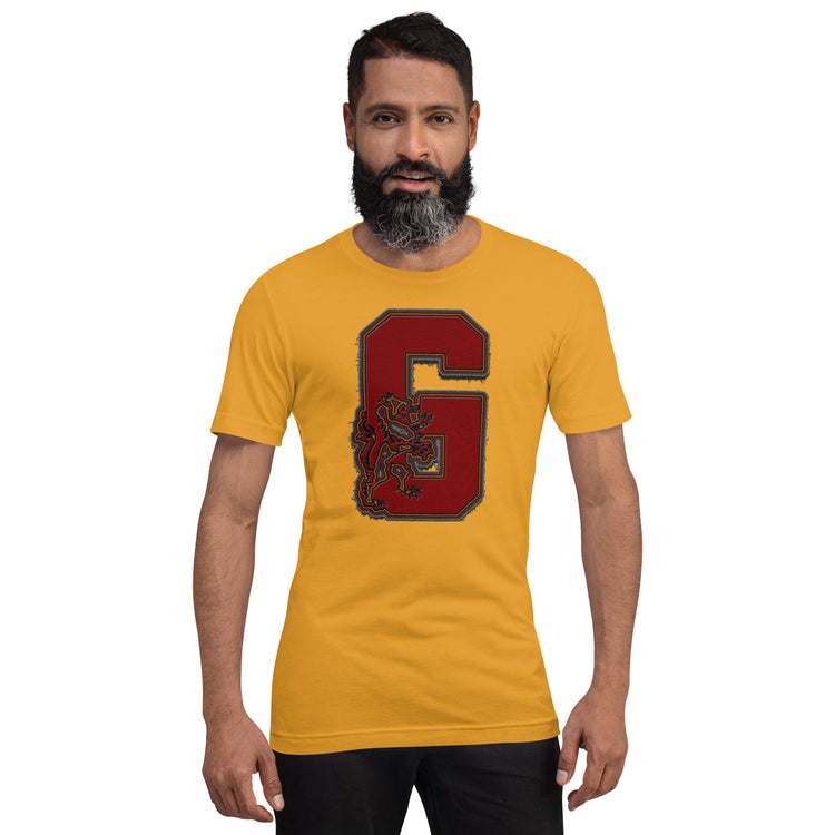 Gryffindor G Embroidery Design Unisex T-Shirt - Fandom-Made