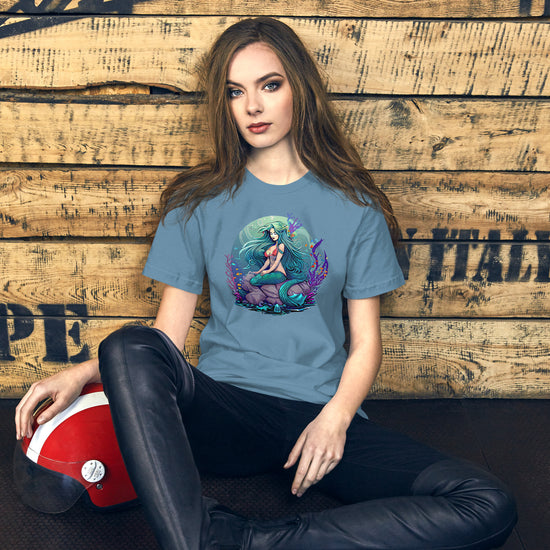 Mermaid Sitting Unisex T-Shirt - Fandom-Made