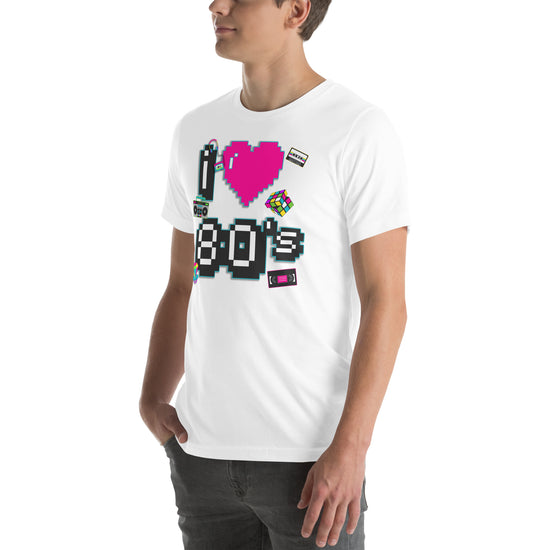 I Love The 80s Unisex T-Shirt - Fandom-Made