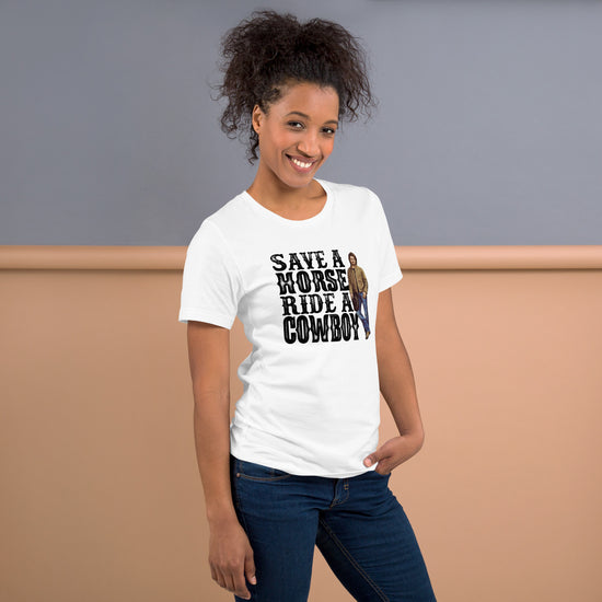 Save a Horse Ride a Cowboy Kayce Dutton Unisex T-Shirt - Fandom-Made