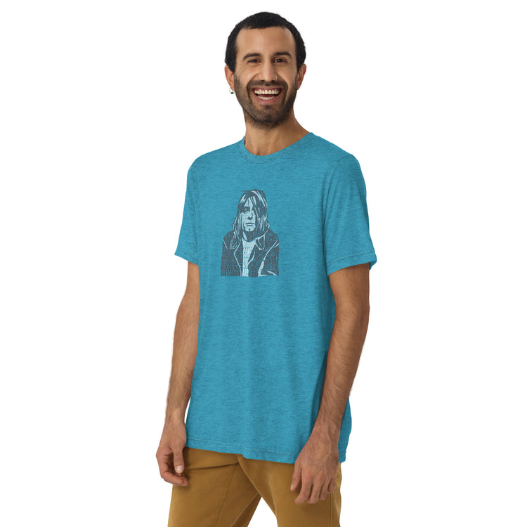 Kurt Cobain Tri-Blend T-Shirt - Fandom-Made