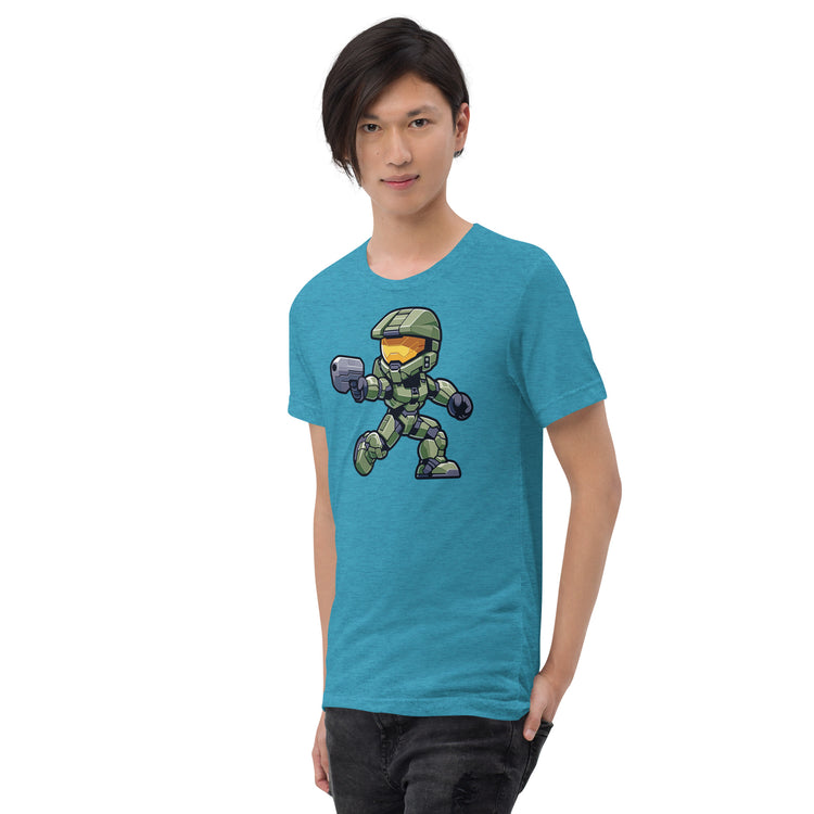 Halo's Master Chief Unisex Tri-Blend T-Shirt - Fandom-Made