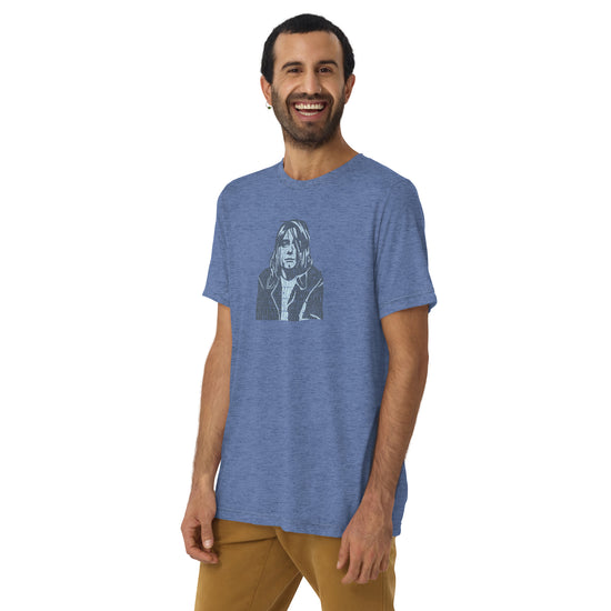 Kurt Cobain Tri-Blend T-Shirt - Fandom-Made