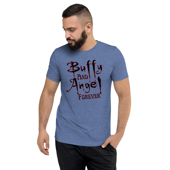 Buffy and Angel Forever Tri-Blend T-Shirt - Fandom-Made