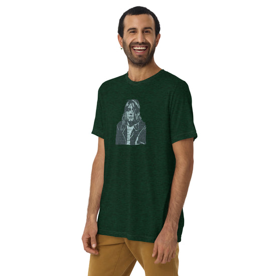 Kurt Cobain Tri-Blend T-Shirt - Fandom-Made