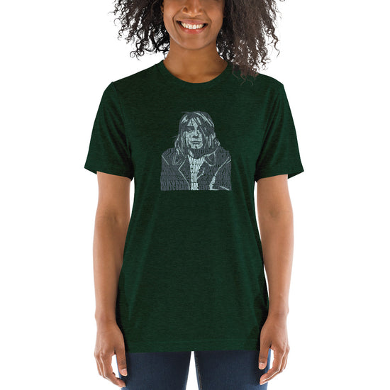 Kurt Cobain Tri-Blend T-Shirt - Fandom-Made