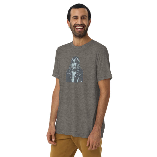 Kurt Cobain Tri-Blend T-Shirt - Fandom-Made