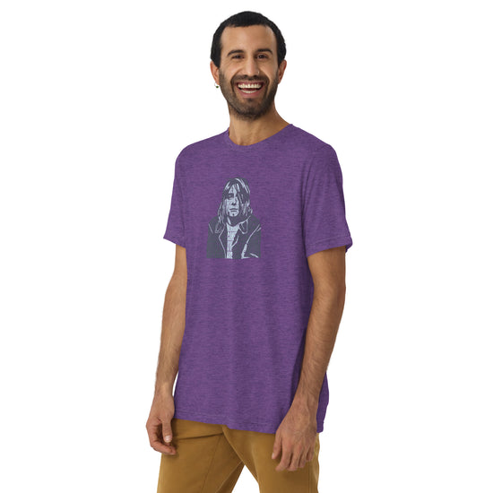 Kurt Cobain Tri-Blend T-Shirt - Fandom-Made