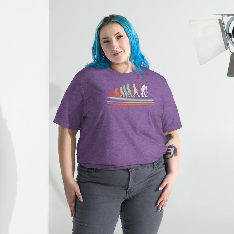 Photographer Evolution Unisex Tri-Blend T-Shirt - Fandom-Made