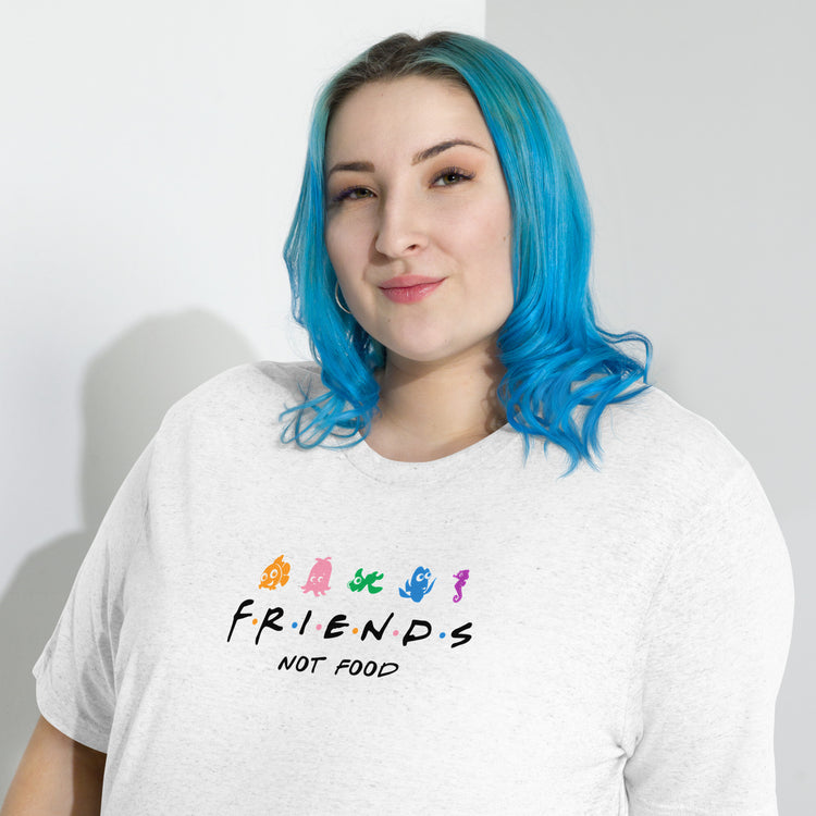 Friends Not Food Tri-Blend T-Shirt - Fandom-Made