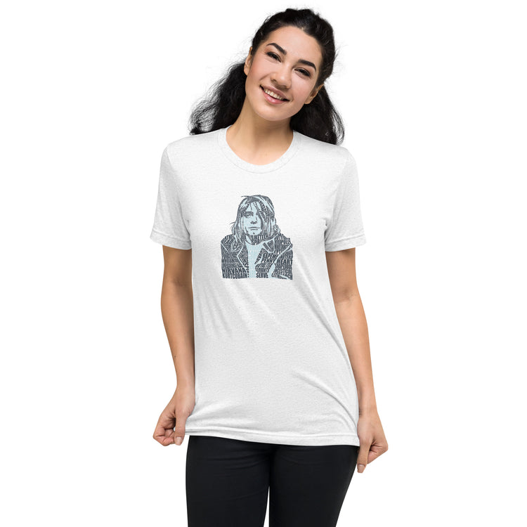 Kurt Cobain Tri-Blend T-Shirt - Fandom-Made