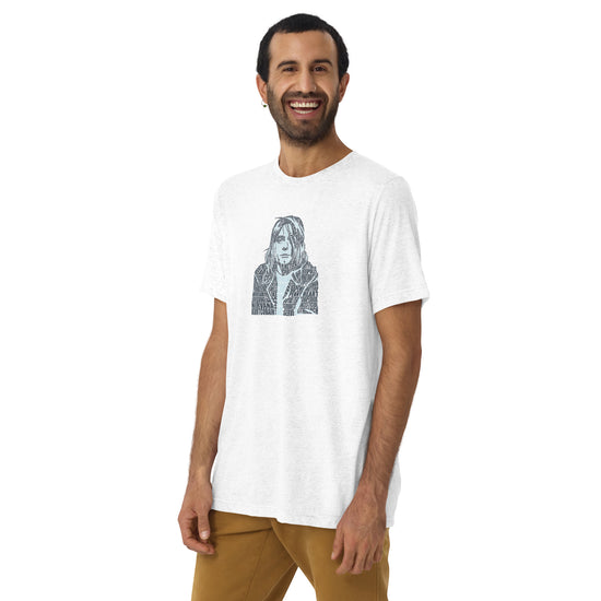 Kurt Cobain Tri-Blend T-Shirt - Fandom-Made