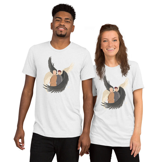 Good Omens Duo Unisex Tri-Blend T-Shirt - Fandom-Made