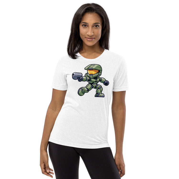 Halo's Master Chief Unisex Tri-Blend T-Shirt - Fandom-Made