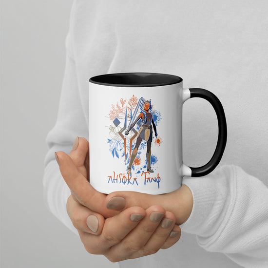 Ahsoka Tano Flowers Mug - Fandom-Made