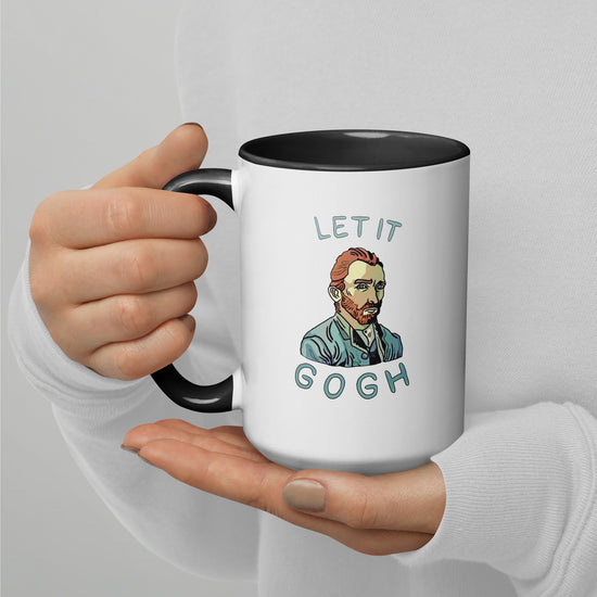 Let it Gogh Mugs with Color Inside - Fandom-Made