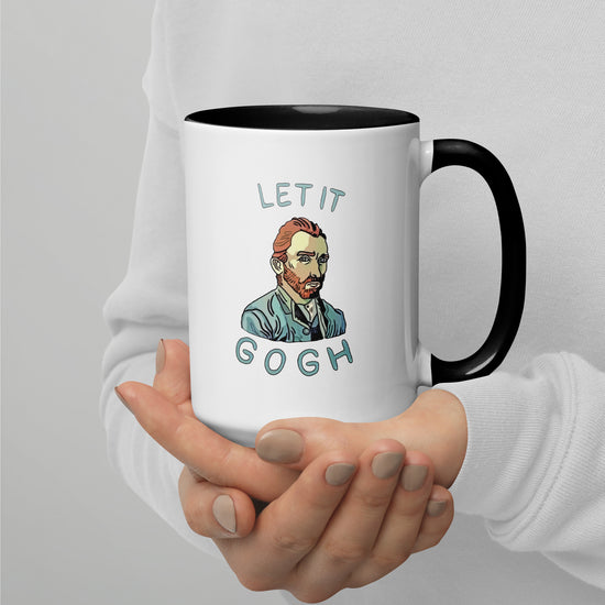 Let it Gogh Mugs with Color Inside - Fandom-Made