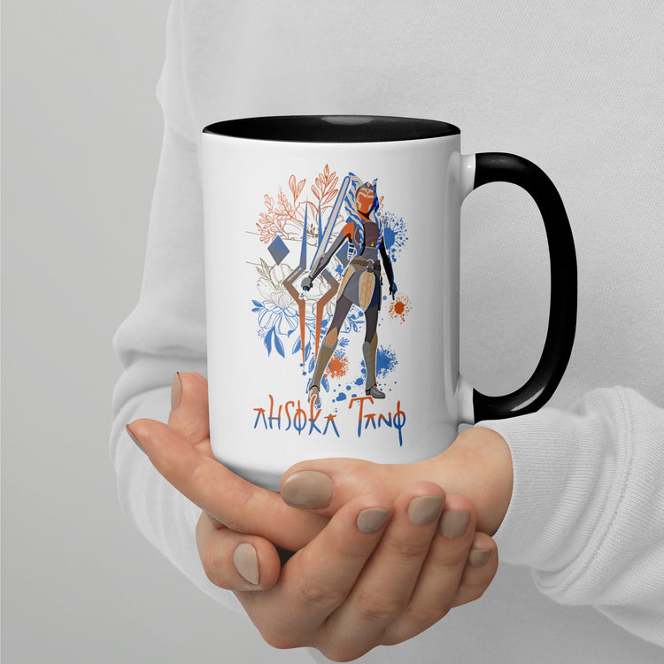 Ahsoka Tano Flowers Mug - Fandom-Made