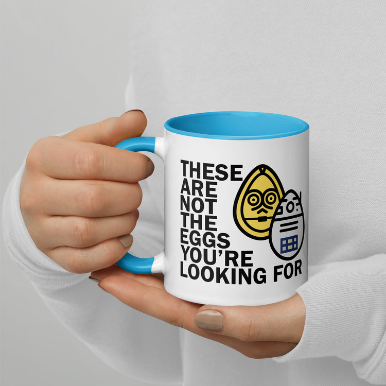 These Are Not The Eggs You Are Looking For Mug with Color Inside - Fandom-Made