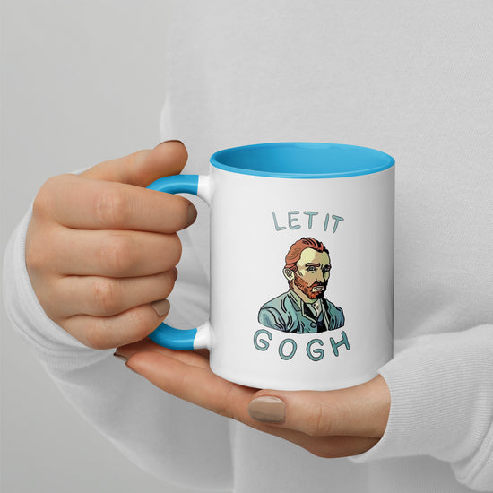 Let it Gogh Mugs with Color Inside - Fandom-Made