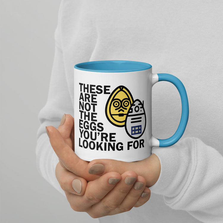 These Are Not The Eggs You Are Looking For Mug with Color Inside - Fandom-Made