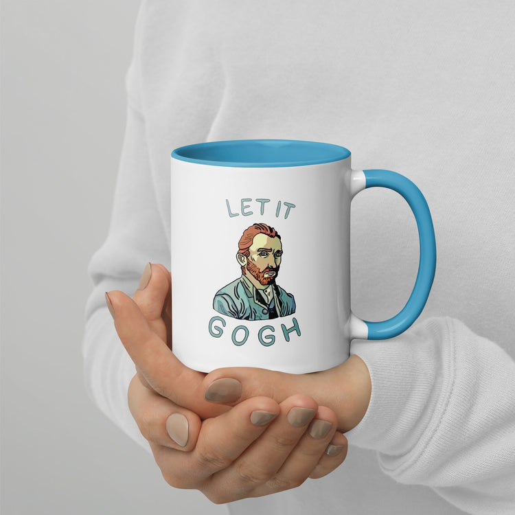 Let it Gogh Mugs with Color Inside - Fandom-Made