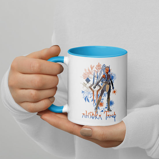 Ahsoka Tano Flowers Mug - Fandom-Made