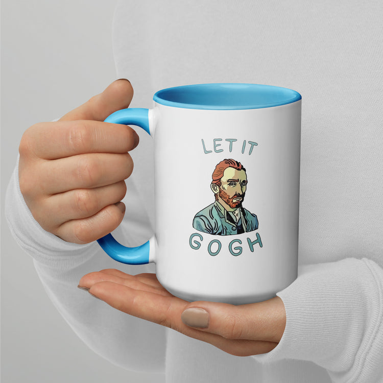 Let it Gogh Mugs with Color Inside - Fandom-Made