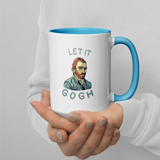 Let it Gogh Mugs with Color Inside - Fandom-Made