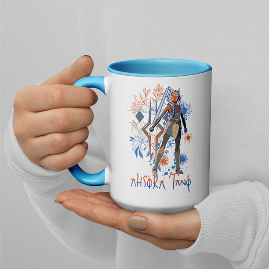 Ahsoka Tano Flowers Mug - Fandom-Made