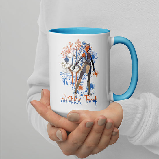 Ahsoka Tano Flowers Mug - Fandom-Made