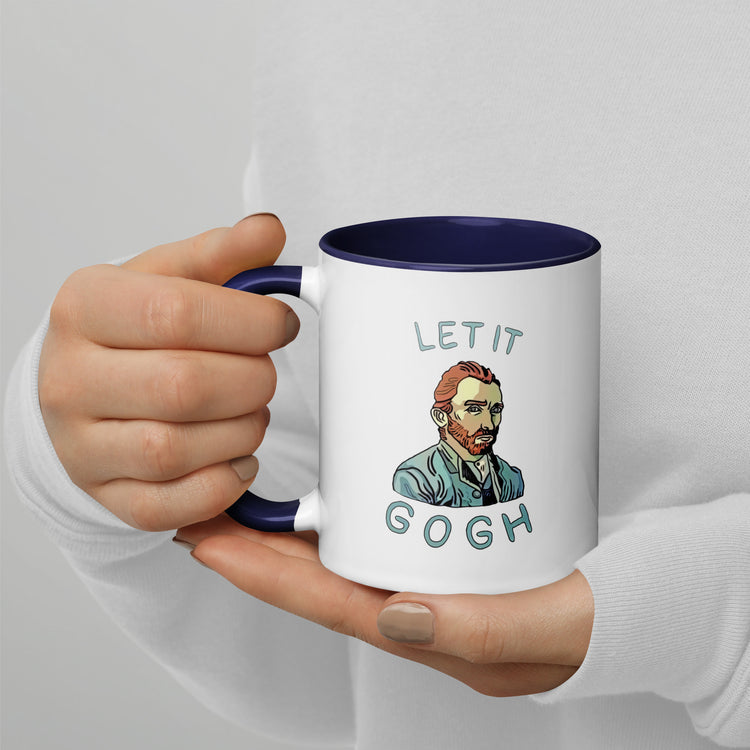 Let it Gogh Mugs with Color Inside - Fandom-Made