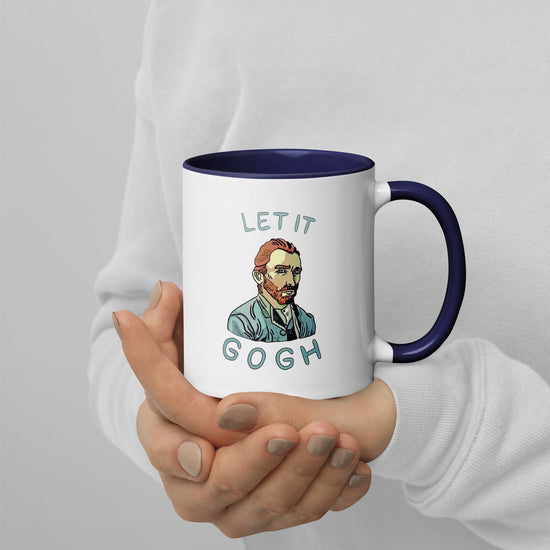 Let it Gogh Mugs with Color Inside - Fandom-Made